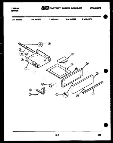Broiler drawer parts