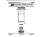 Tappan 95-2187-00-01 cover diagram