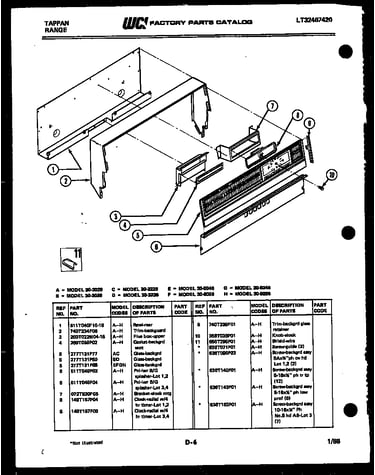 Cooktop parts