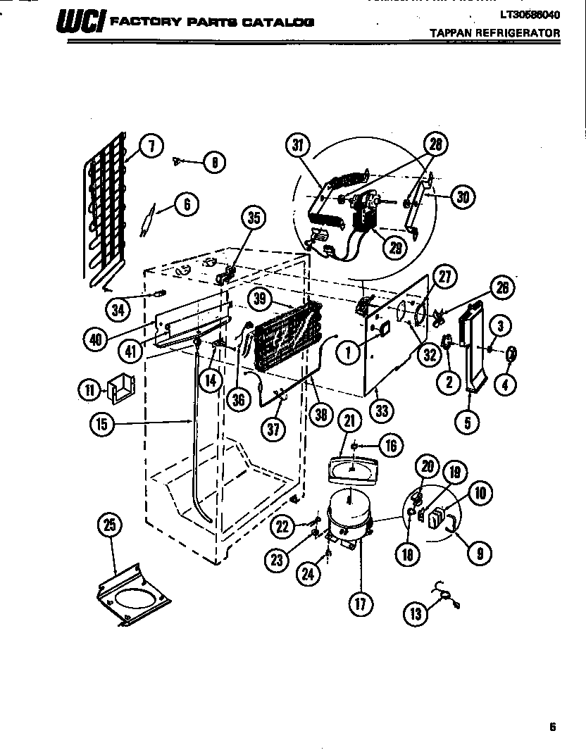 System and automatic defrost parts