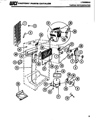 System and automatic defrost parts