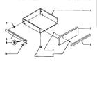 Tappan 37-1272-23-04 drawer parts diagram