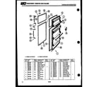 Tappan 47-2707-00-01 cabinet and component parts diagram