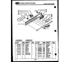 Tappan 49-2707-23-01 cabinet and component parts diagram