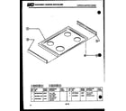 Tappan 49-2707-00-01 door, seal and motor parts diagram