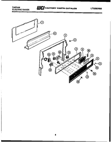 Console and control parts