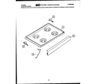 Tappan 31-6237-66-02 cooktop parts diagram