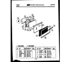 Tappan 30-6237-00-01 door parts diagram
