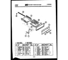 Tappan 30-6237-23-02 broiler drawer parts diagram