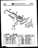 Broiler drawer parts
