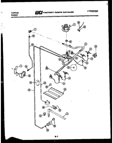 Burner, manifold and gas control