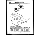Tappan 31-3647-66-01 broiler parts diagram