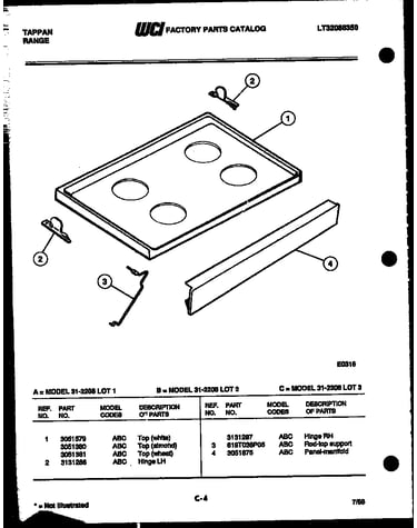 Cooktop parts