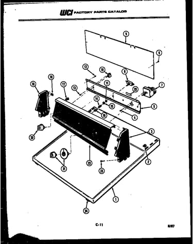 Console and control parts