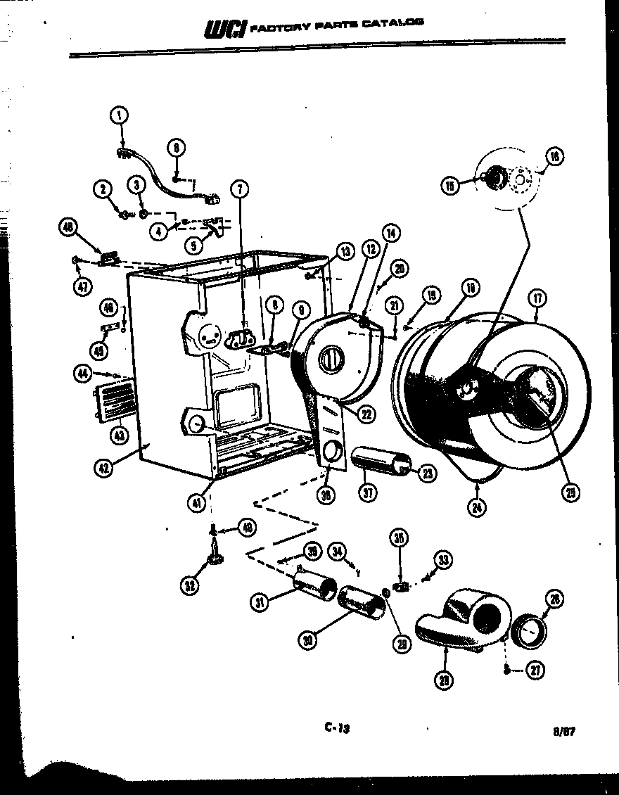 CABINET AND COMPONENT PARTS