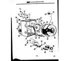 Tappan 49-2847-23-01 cabinet and component parts diagram