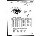 Tappan 49-2847-23-01 motor and blower diagram