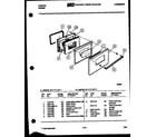 Tappan 37-1117-23-01 door parts diagram