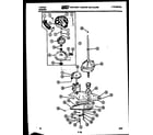 Tappan 46-2817-00-02 washer drive system and pump diagram