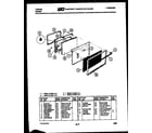 Tappan 31-2757-66-01 door parts diagram