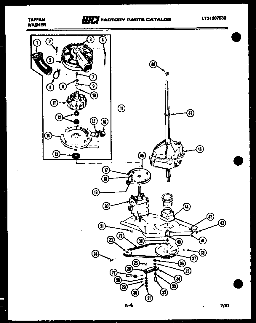 WASHER DRIVE SYSTEM AND PUMP