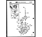 Tappan 46-2817-23-01 washer drive system and pump diagram