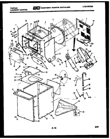 Cabinet parts and heater