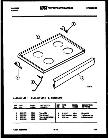 Cooktop parts