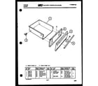 Tappan 31-3857-66-01 drawer parts diagram