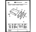 Tappan 73-3757-23-01 drawer parts diagram