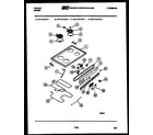 Tappan 37-1118-00-04 cooktop, broiler and backguard diagram