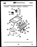 Cooktop, broiler and backguard