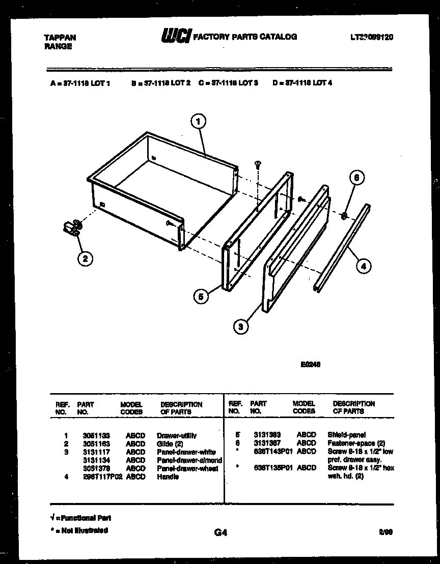 DRAWER PARTS