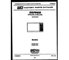 Tappan 56-8878-10-01 front cover diagram