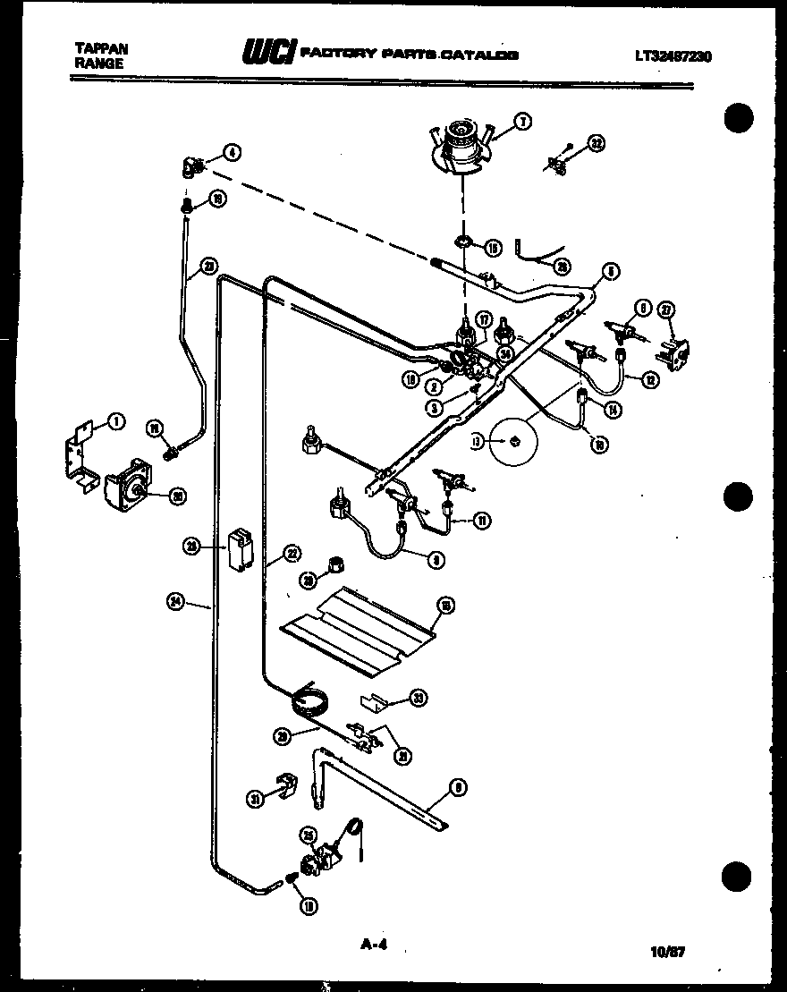 BURNER, MANIFOLD AND GAS CONTROL