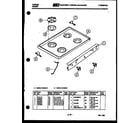 Tappan 30-7648-00-01 cooktop parts diagram