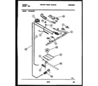 Tappan 30-1049-23-07 burner, manifold and gas control diagram