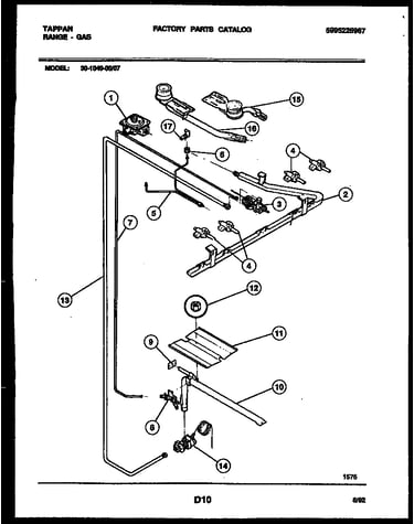 Burner, manifold and gas control