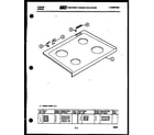 Tappan 31-2977-23-01 cooktop parts diagram