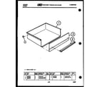 Tappan 31-2977-00-01 drawer parts diagram