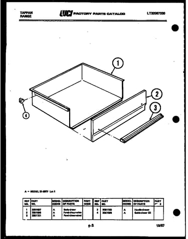 Drawer parts