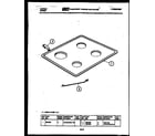 Tappan 37-2957-00-01 cooktop parts diagram