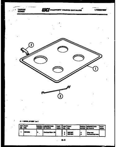 Cooktop parts