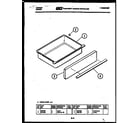 Tappan 37-2957-00-01 drawer parts diagram