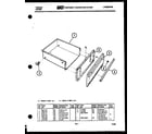 Tappan 31-4967-23-01 drawer parts diagram
