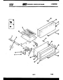 Broiler drawer and door parts