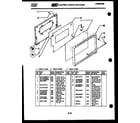 Tappan 12-1063-00-04 door parts diagram