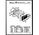 Tappan 77-8957-00-02 door parts diagram