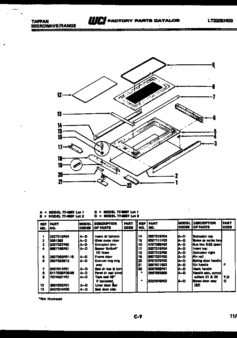 TOP DOOR PARTS