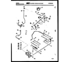 Tappan 76-4967-66-01 burner, manifold and gas control diagram